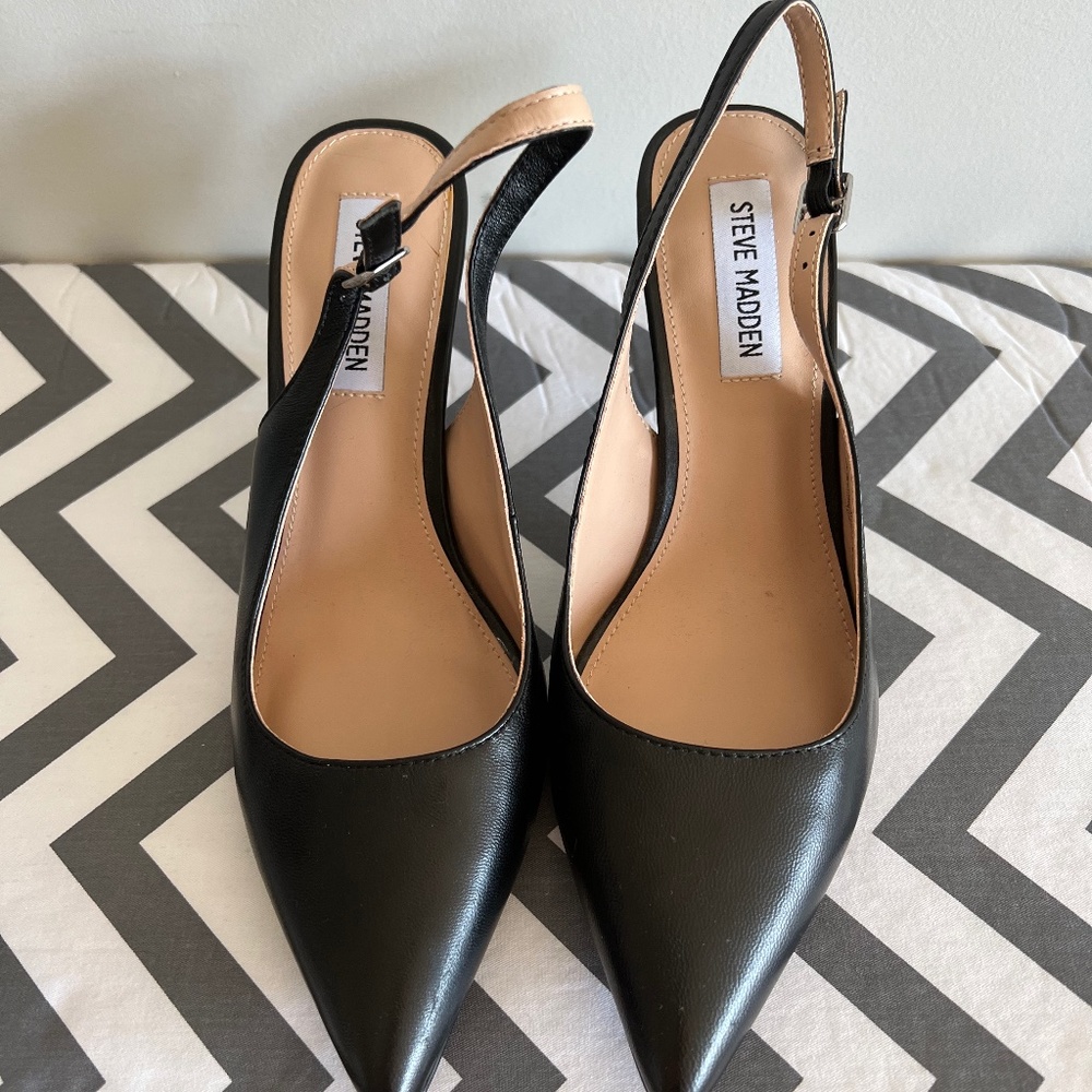 Steve Madden genuine leather high heels